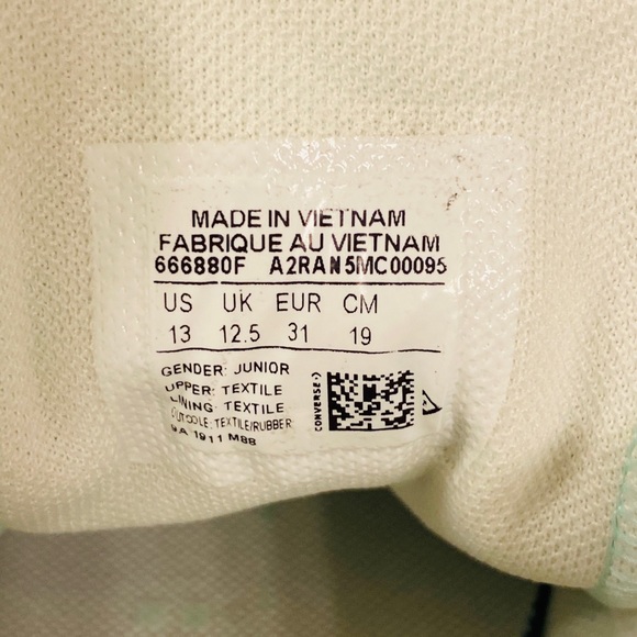 Converse girls floral sneakers - Picture 5 of 7